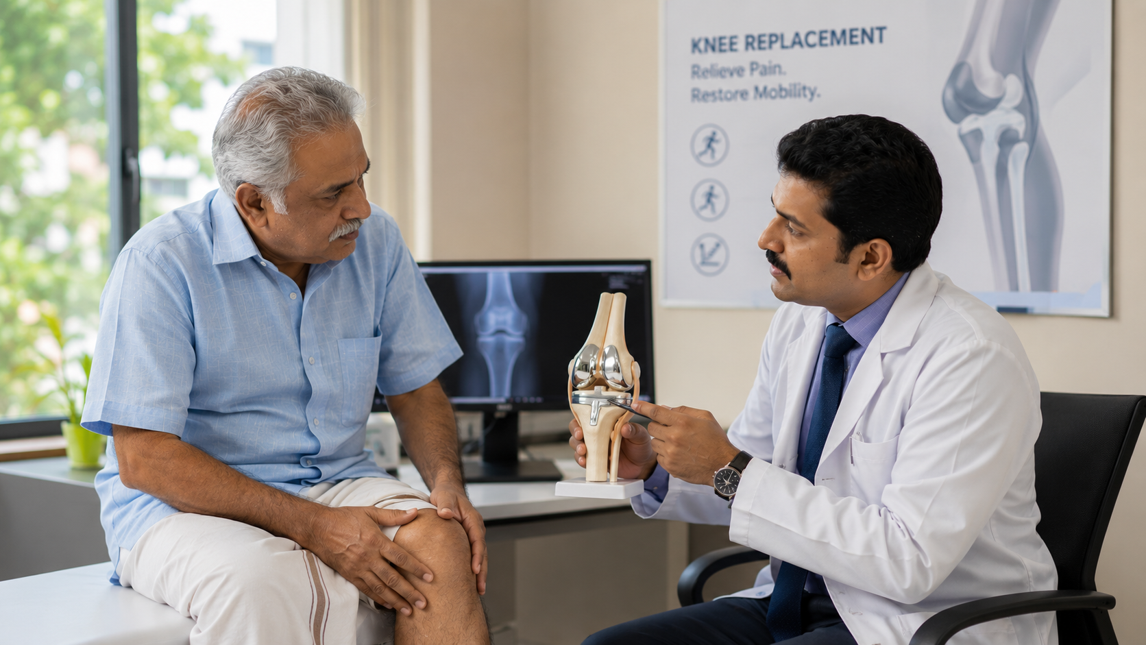 Knee Replacement Surgery in Kollam for Severe Knee Pain and Arthritis
