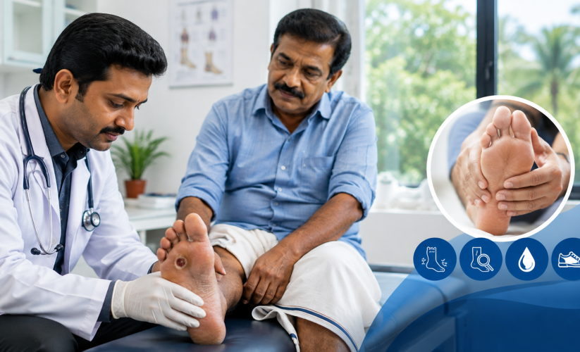 Diabetic Foot Care in Kerala: Early Warning Signs and When to See a Specialist