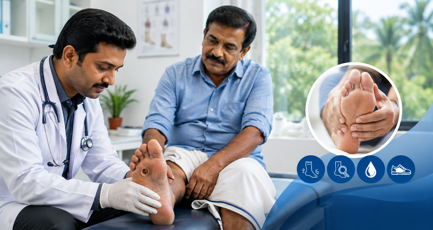 Diabetic Foot Care in Kerala: Early Warning Signs and When to See a Specialist
