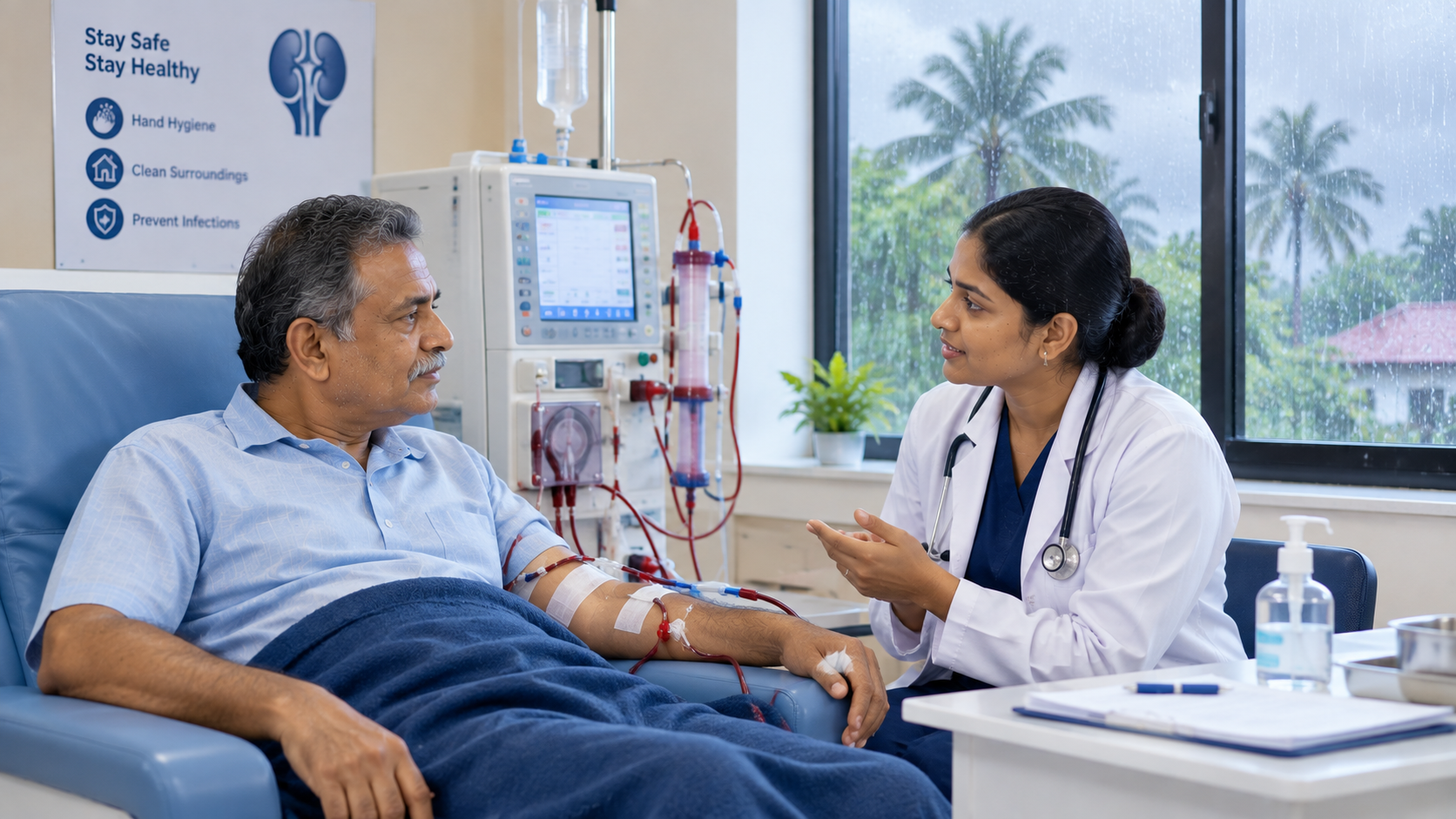 Dialysis During Monsoon: What Kidney Patients Should Know About Infection Prevention and Treatment Continuity