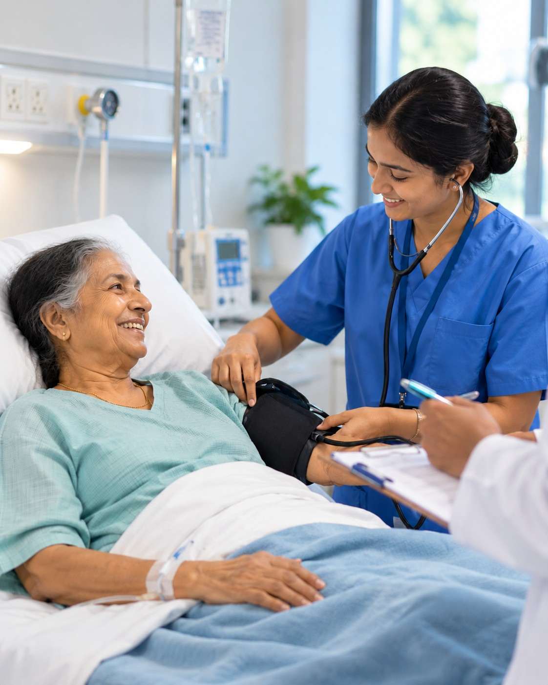 Compassionate Care in a Modern Hospital Ward