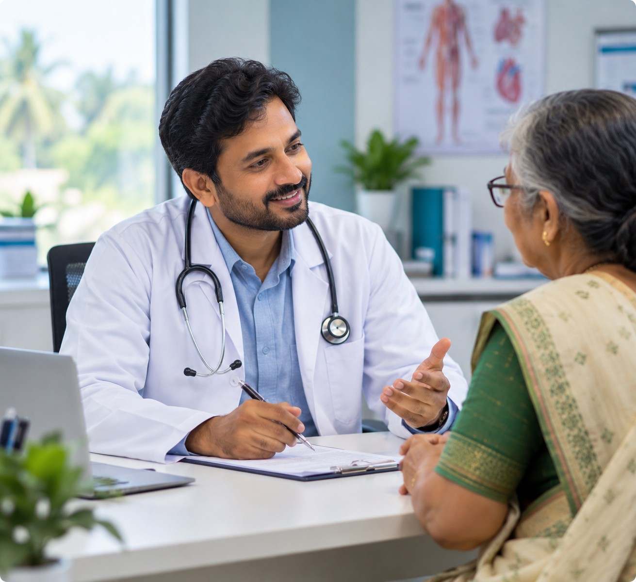 Compassionate Doctor Consultation-100kb